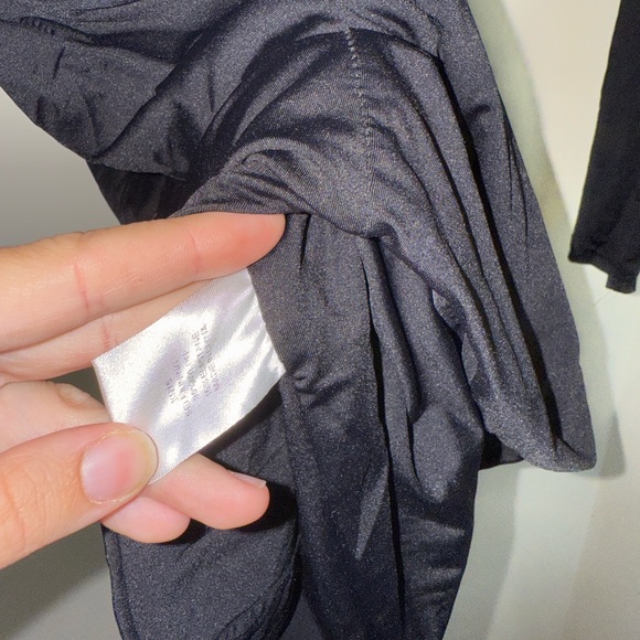 MESHKI Kylie Black Long-sleeve Dress Size Medium - Picture 4 of 9